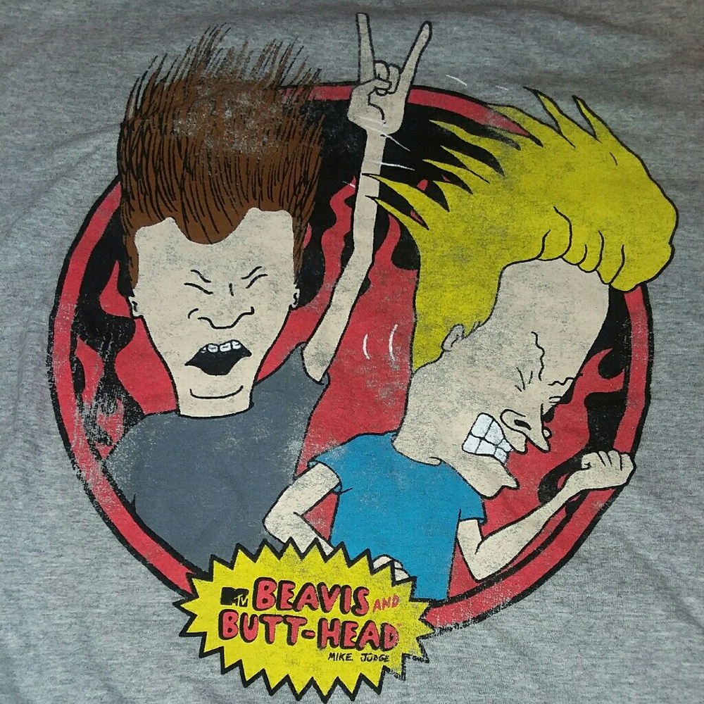 Beavis and butthead alternative punk rock tshirt